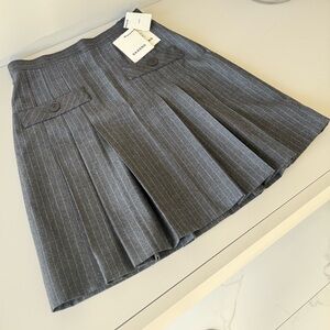 Striped wool Mini Skirt